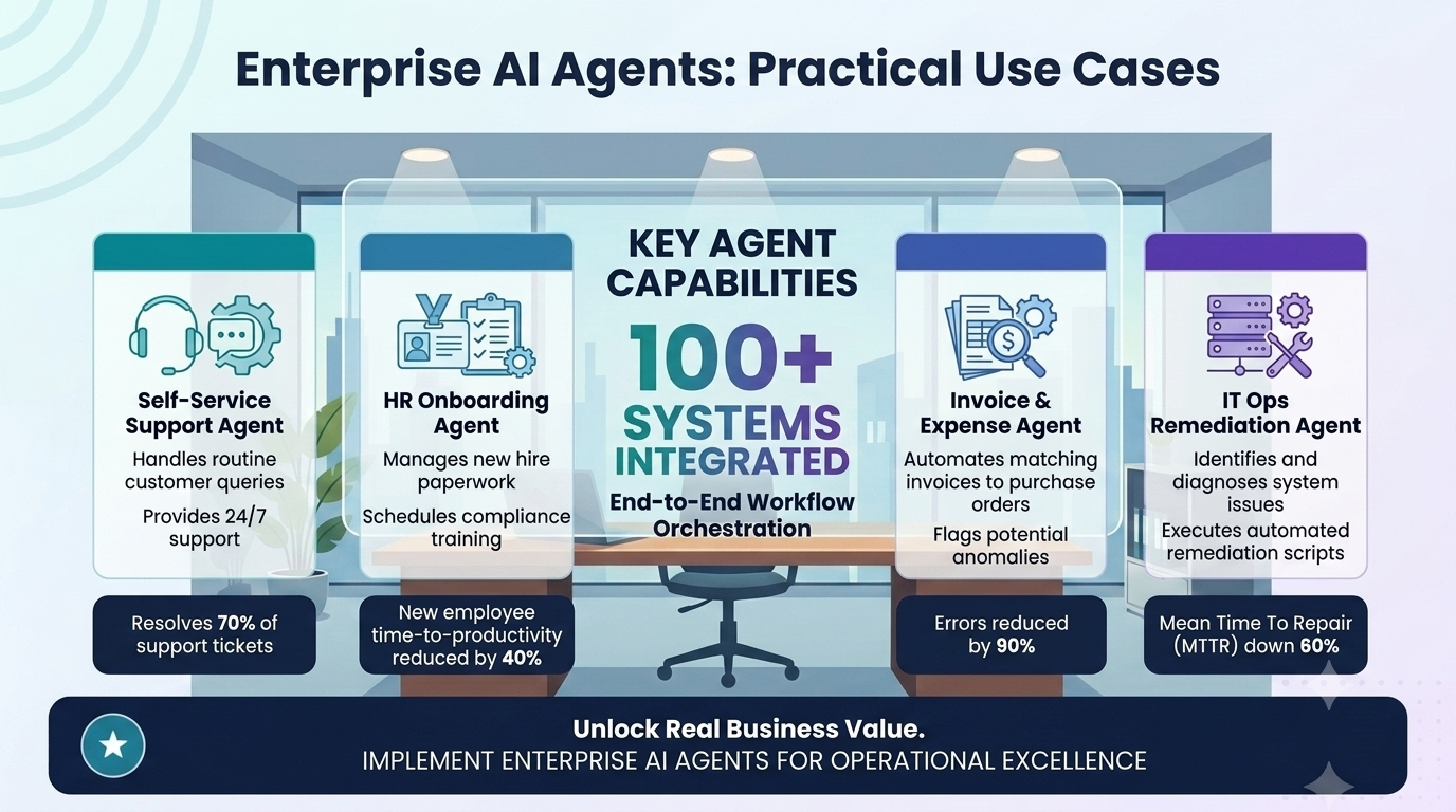 Enterprise AI Agents: Practical Use Cases